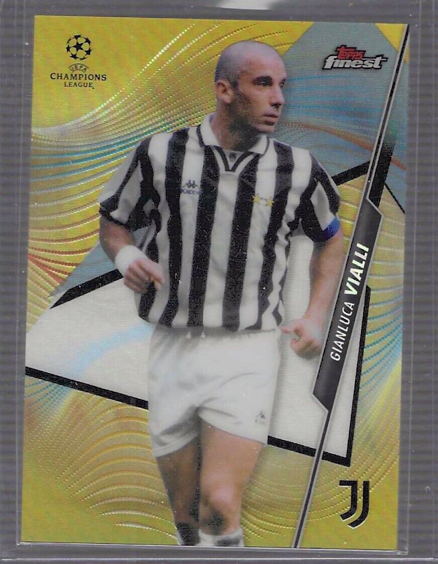 GIANLUCA VIALLI 2021-22 TOPPS FINEST GOLD REFRACTOR #D 01/50