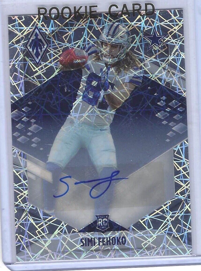 SIMI FEHOKO 2021 PANINI PHOENIX SILVER LAZER PRIZM ROOKIE AUTO RC #D 53/99