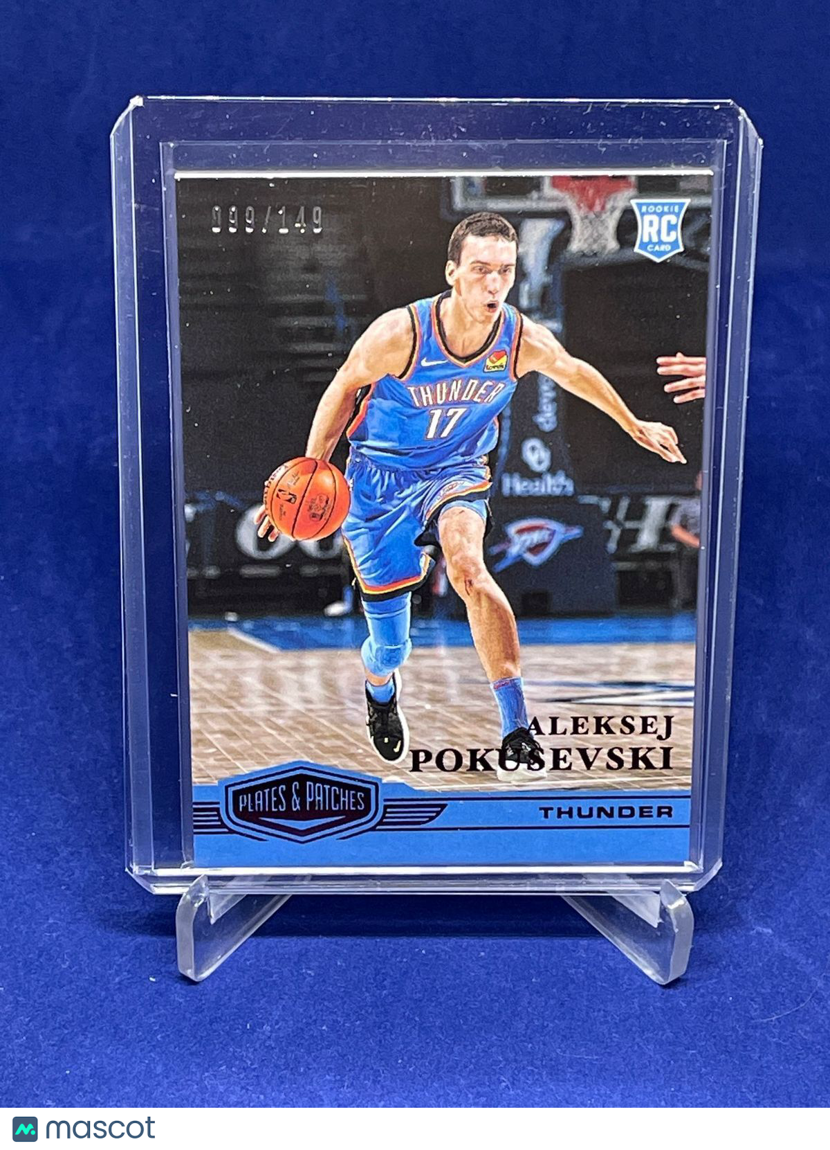 ALEKSEJ POKUSEVSKI 2020-21 PANINI CHRONICLES PLATES AND PATCHES RED RC #D 99/149