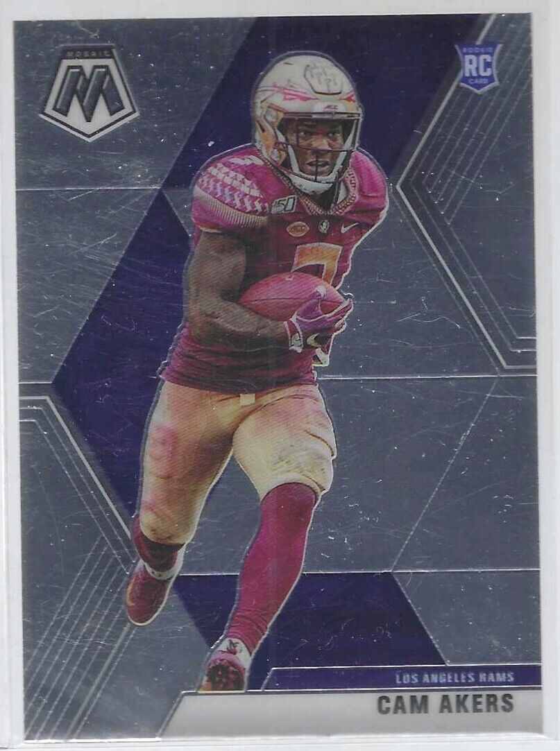 CAM AKERS 2020 PANINI MOSAIC VARIATION PRIZM ROOKIE RC #221