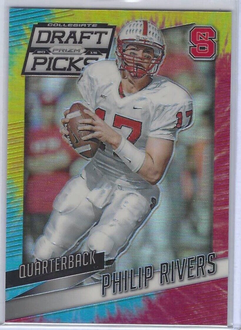 PHILIP RIVERS 2015 PANINI PRIZM DRAFT PICKS TIE DYE PRIZM #D 21/49