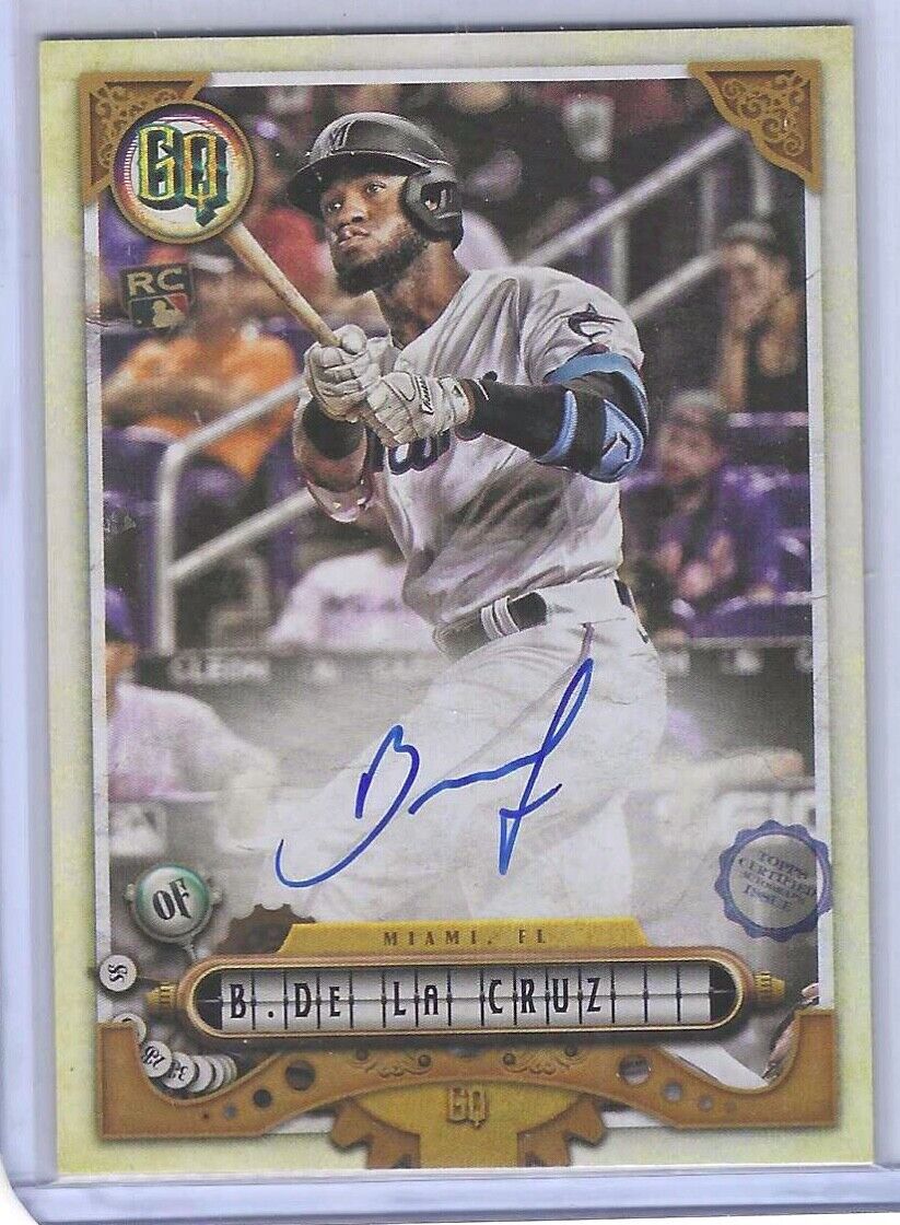 BRYAN DE LA CRUZ 2022 TOPPS GYPSY QUEEN ON CARD ROOKIE AUTO RC #GQA-BCR