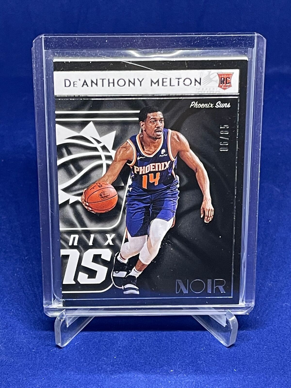 DE'ANTHONY MELTON 2018-19 PANINI NOIR ICON EDITION ROOKIE RC #D 6/85