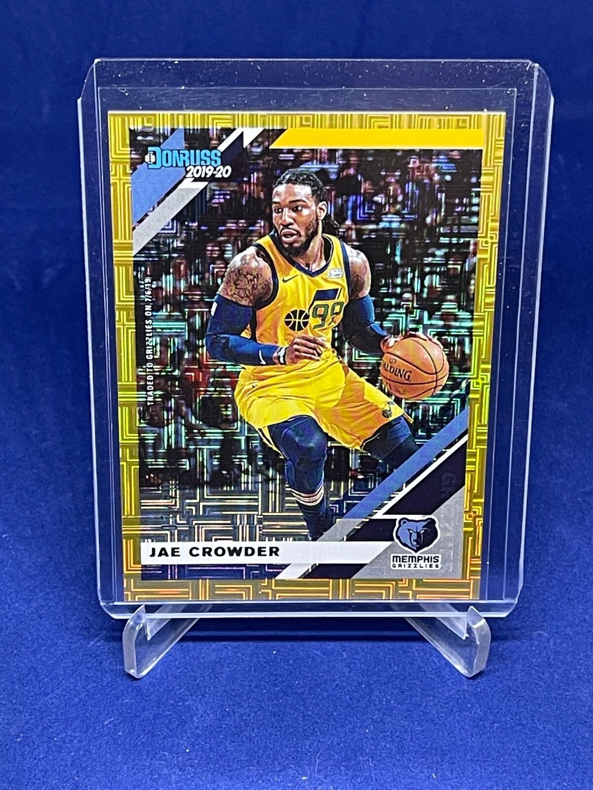 JAE CROWDER 2019-20 PANINI DONRUSS GOLD CHOICE INFINITE #D 4/10