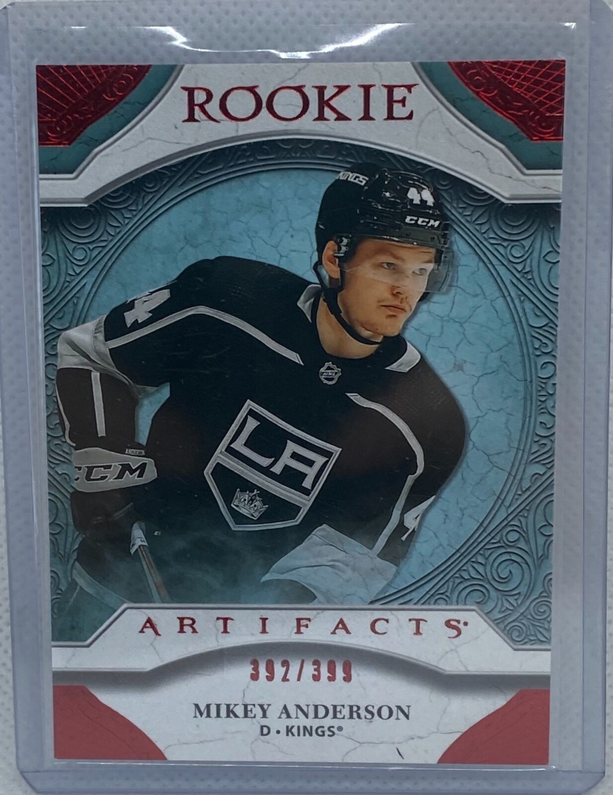 MIKEY ANDERSON 2020-21 UPPER DECK ARTIFACTS ROOKIE RED RC #D 392/399