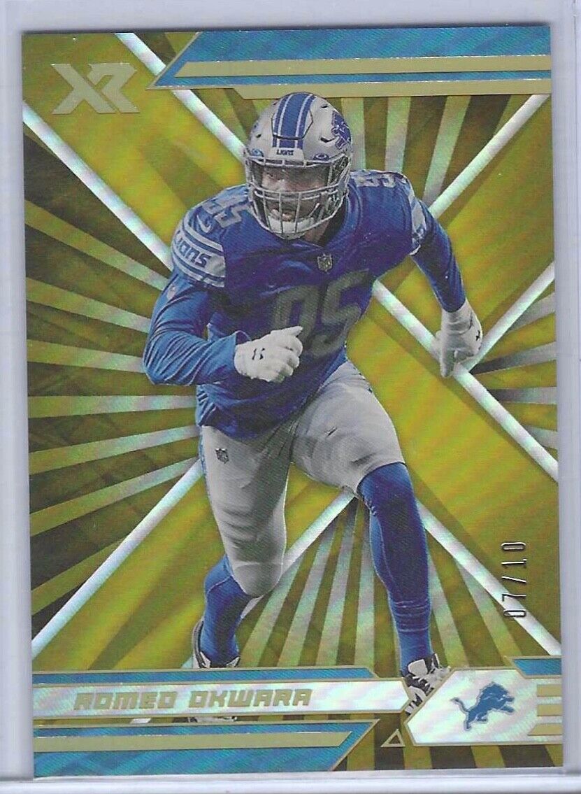 ROMEO OKWARA 2021 PANINI XR GOLD #D 07/10