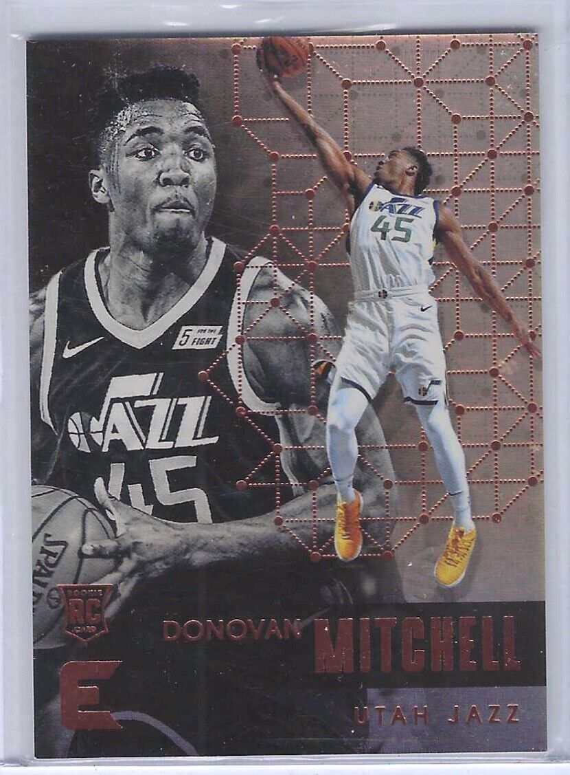 DONOVAN MITCHELL 2017-18 PANINI ESSENTIALS ROOKIE RC #149