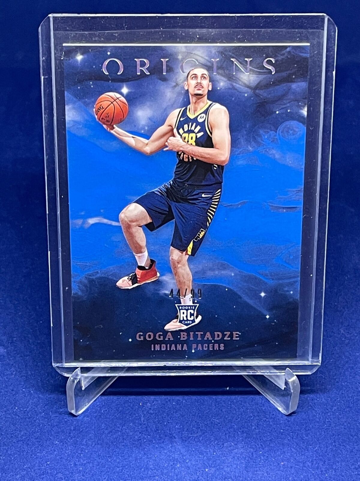 GOGA BITADZE 2019-20 PANINI ORIGINS BLUE ROOKIE RC #D 44/99