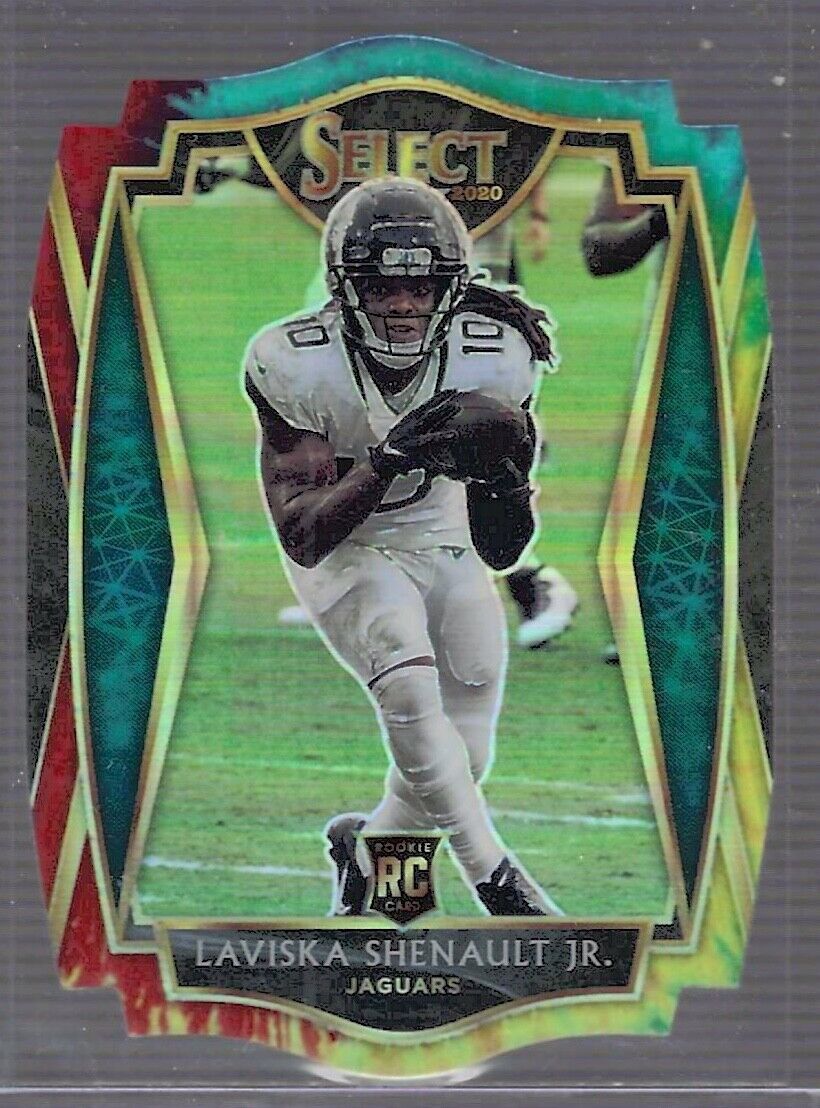 LAVISKA SHENAULT JR 2020 PANINI SELECT PREMIER LEVEL TIE DYE DIE CUT RC #D 12/25