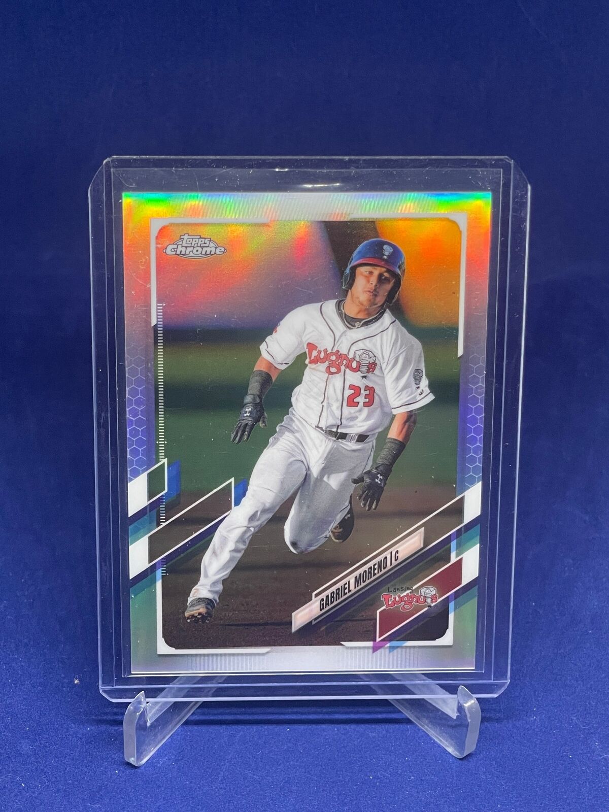 GABRIEL MORENO 2021 TOPPS CHROME DEBUT REFRACTOR PROSPECT #D 58/99