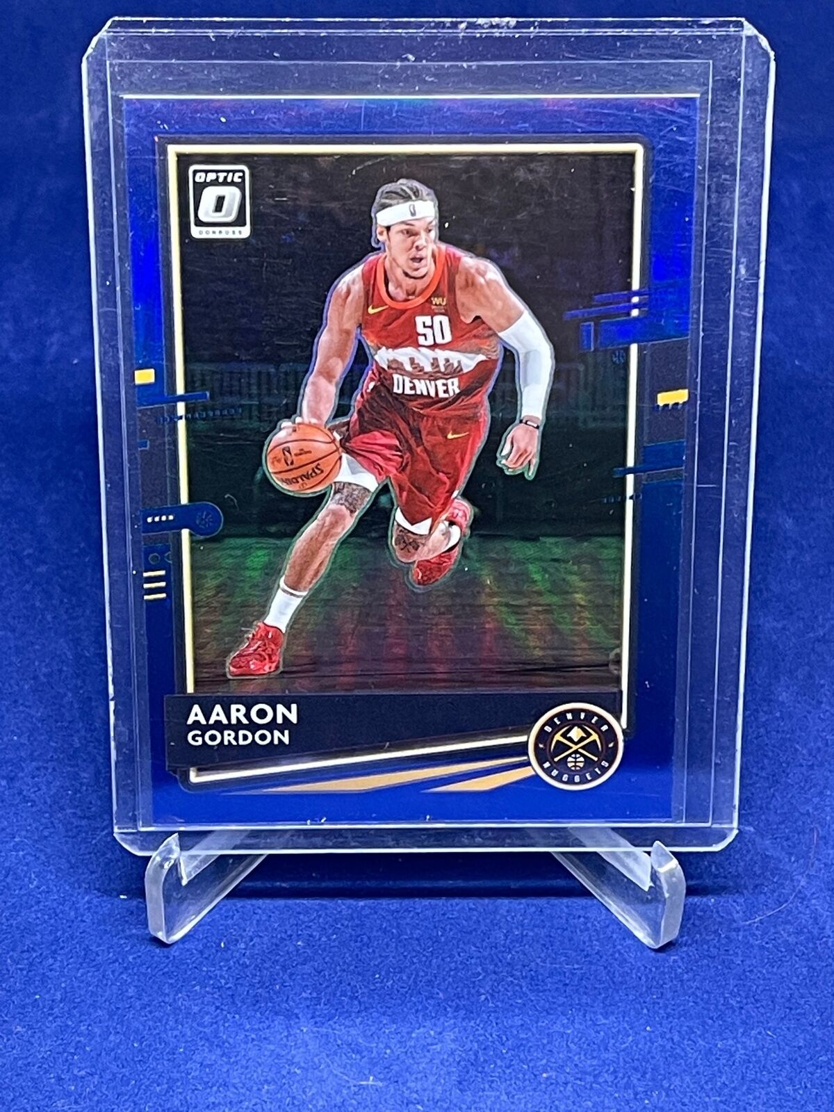 AARON GORDON 2020-21 PANINI CHRONICLES DONRUSS OPTIC UPDATE BLUE PRIZM #D 55/99