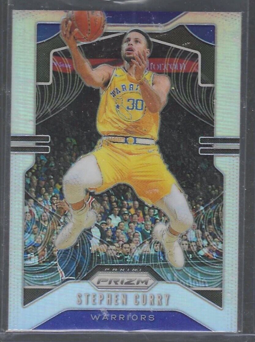 STEPHEN CURRY 2019 PANINI PRIZM SILVER PRIZMS #98