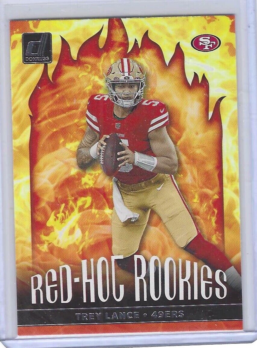 TREY LANCE 2021 PANINI DONRUSS RED HOT ROOKIES ROOKIE RC #RHR-TLA