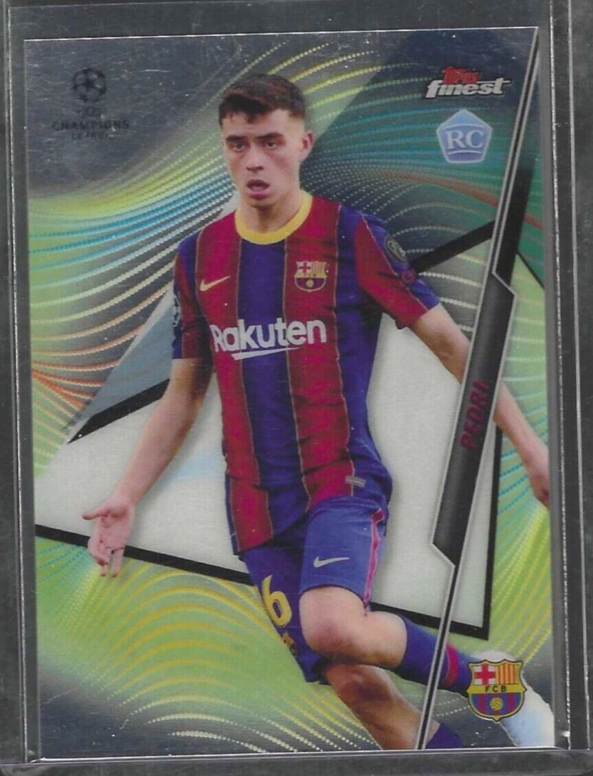PEDRI 2020-21 TOPPS FINEST ROOKIE RC #36