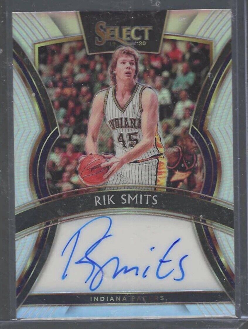RIK SMITS 2019 PANINI SELECT SILVER PRIZM ON CARD AUTO #D 193/199