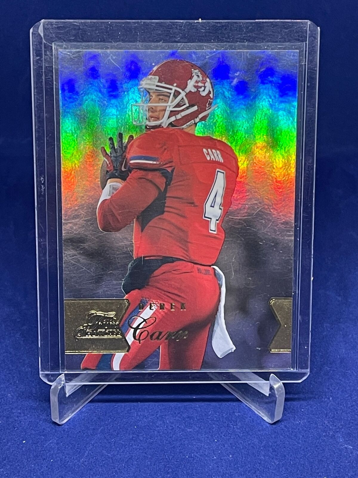 DEREK CARR 2014 FLAIR SHOWCASE ROOKIE RC #106
