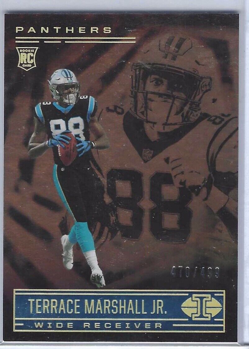 TERRACE MARSHALL JR 2021 PANINI ILLUSIONS BRONZE RC #D 470/499