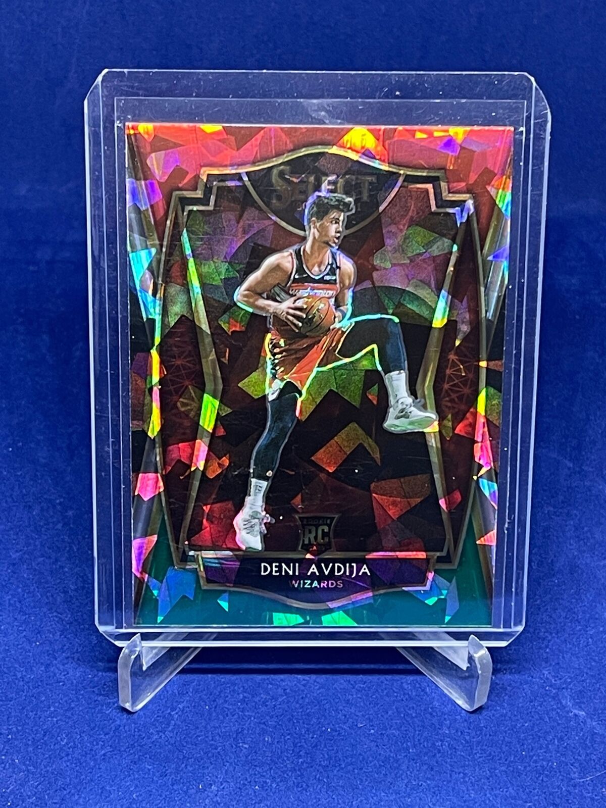 DENI AVDIJA 2020-21 PANINI SELECT PREMIER LEVEL CRACKED ICE PRIZM RC #180