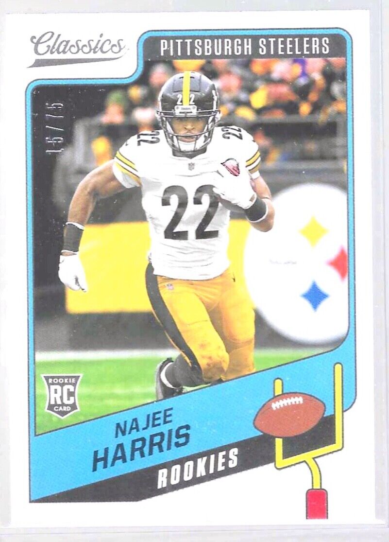 NAJEE HARRIS 2021 PANINI CLASSICS ROOKIE RC #D 15/75