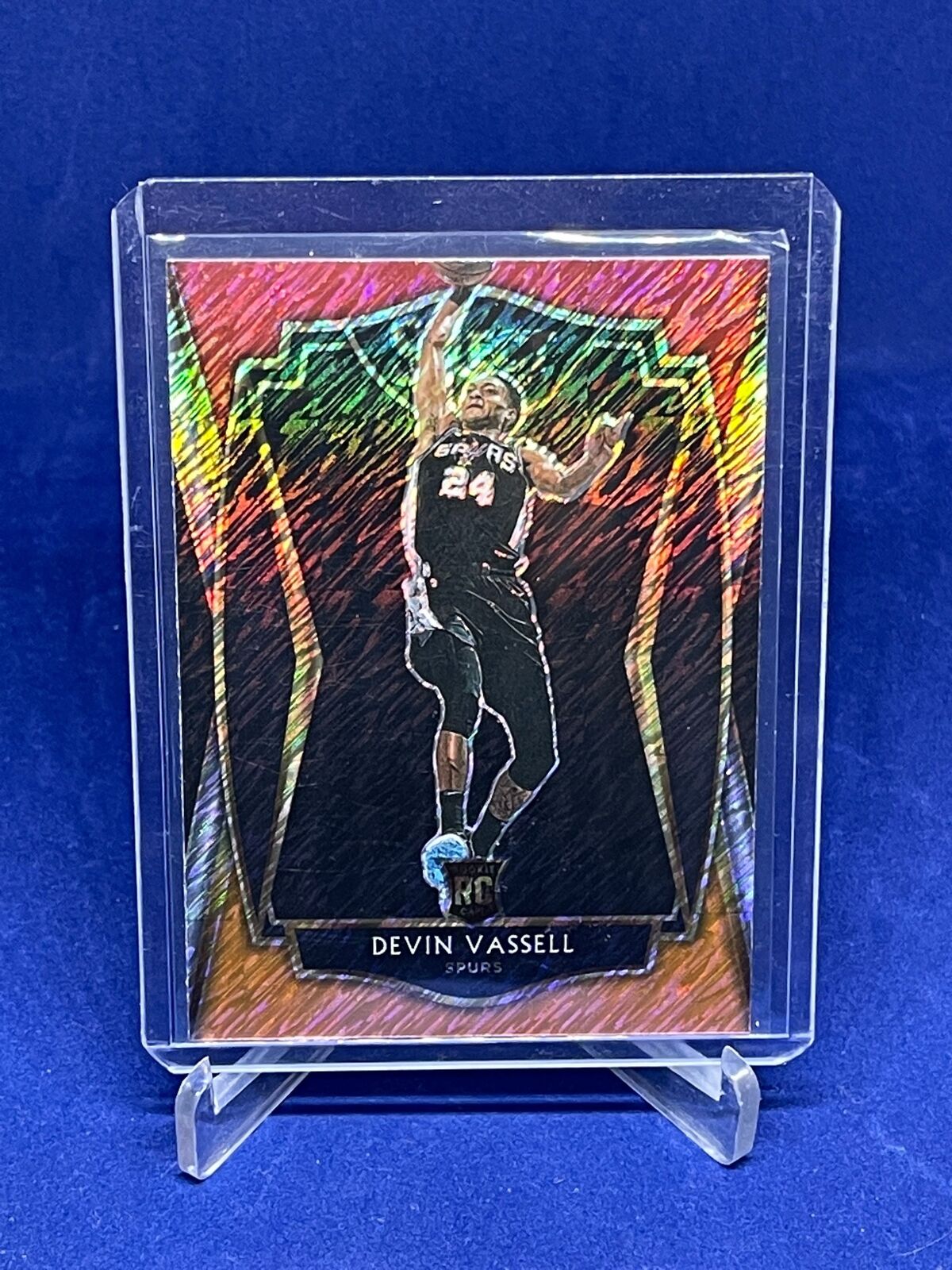 DEVIN VASSELL 2020-21 PANINI SELECT PREMIER LEVEL SHIMMER PRIZM ROOKIE RC #179
