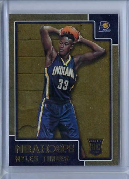 MYLES TURNER 2015-16 PANINI HOOPS GOLD RC #272