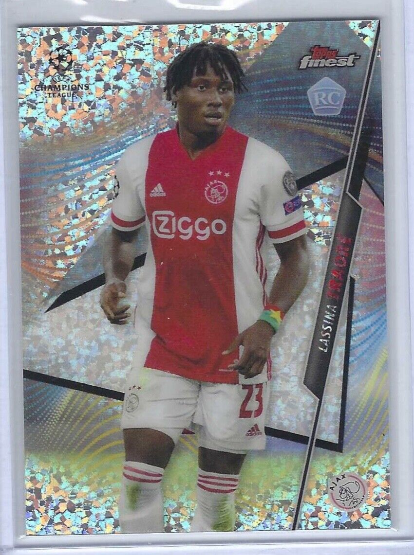 LASSINA TRAORE 2020-21 TOPPS FINEST SPECKLE REFRACTOR ROOKIE RC #D 095/175