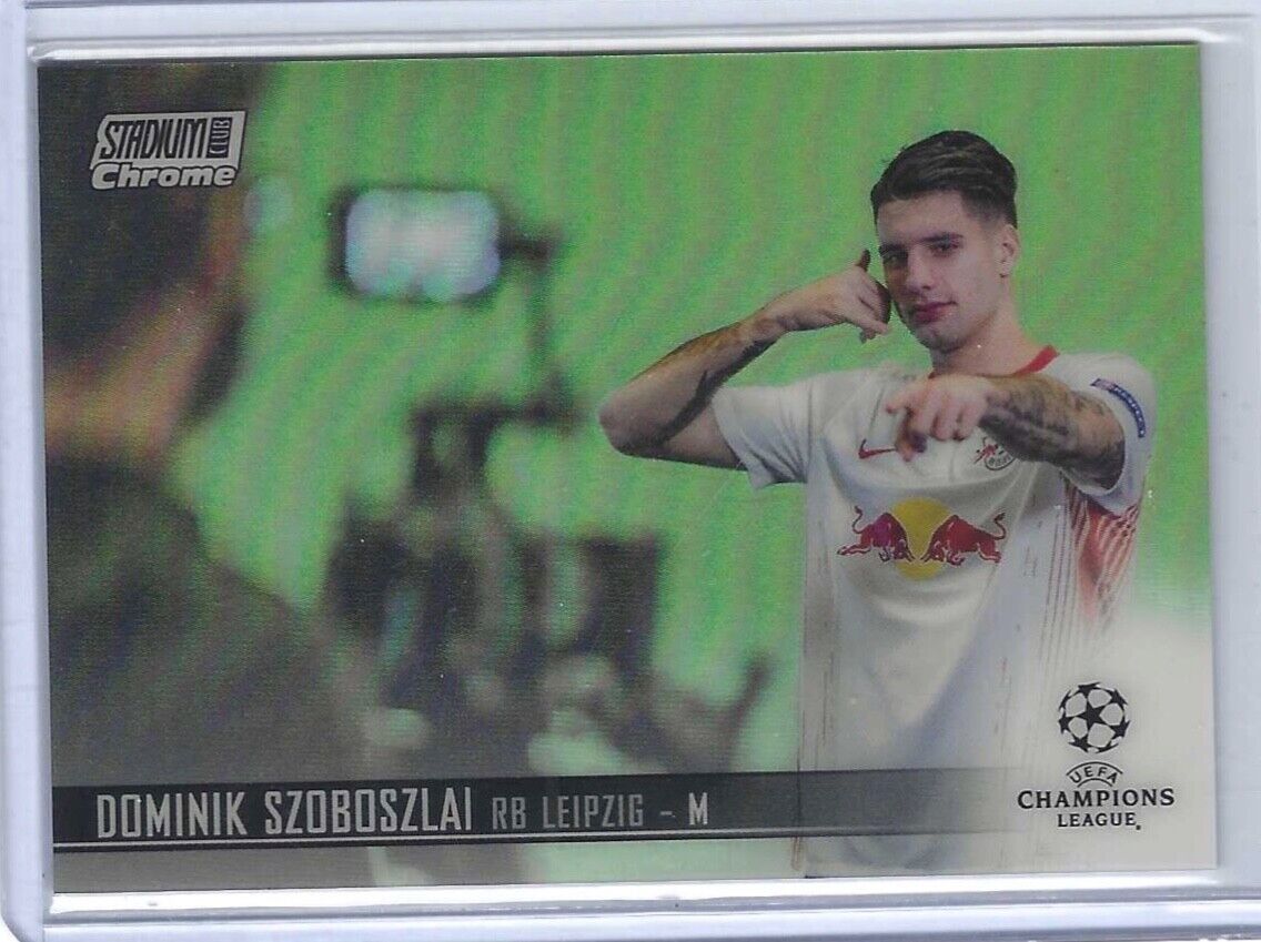 DOMINIK SZOBOSZLAI 2020-21 TOPPS STADIUM CLUB CHROME ROOKIE REFRACTOR RC #77