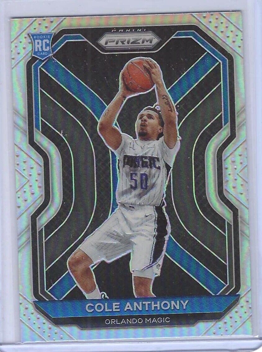COLE ANTHONY 2020-21 PANINI PRIZM SILVER PRIZM ROOKIE RC #292
