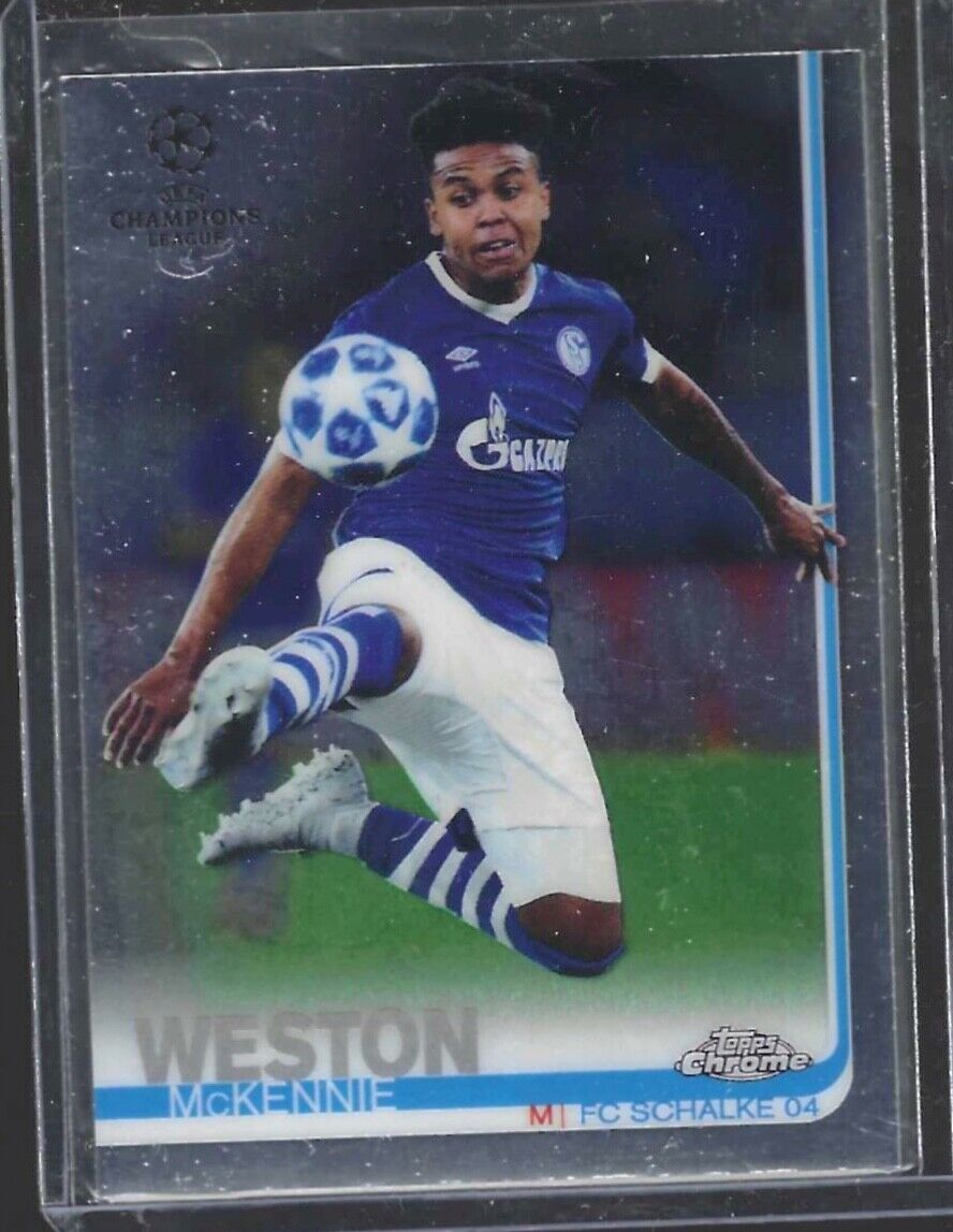 WESTON MCKENNIE 2018-19 TOPPS CHROME UEFA ROOKIE RC #83