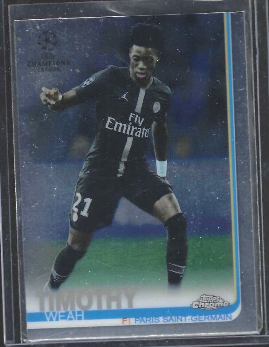 TIMOTHY WEAH 2018-19 TOPPS CHROME UEFA ROOKIE RC #92