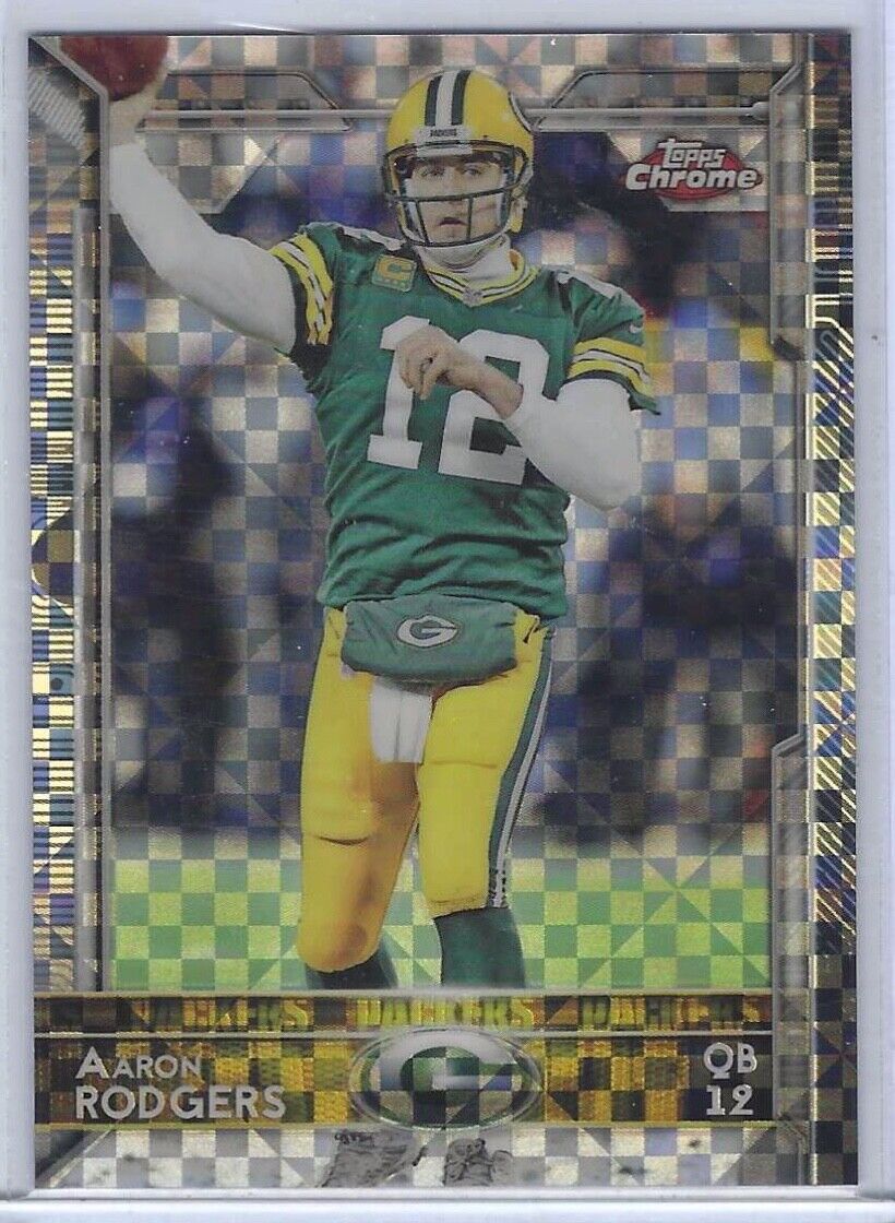 AARON RODGERS 2015 TOPPS CHROME XFRACTOR REFRACTOR #2