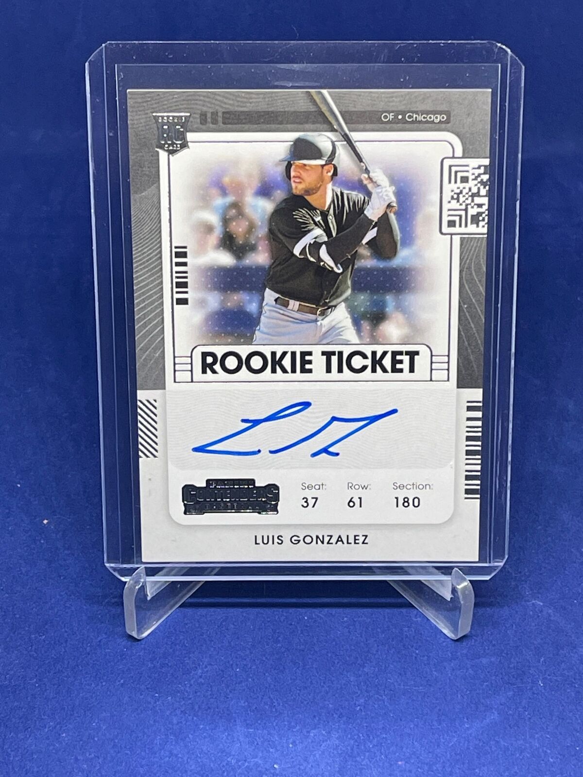 LUIS GONZALEZ 2021 PANINI CONTENDERS ROOKIE TICKET AUTO RC #111
