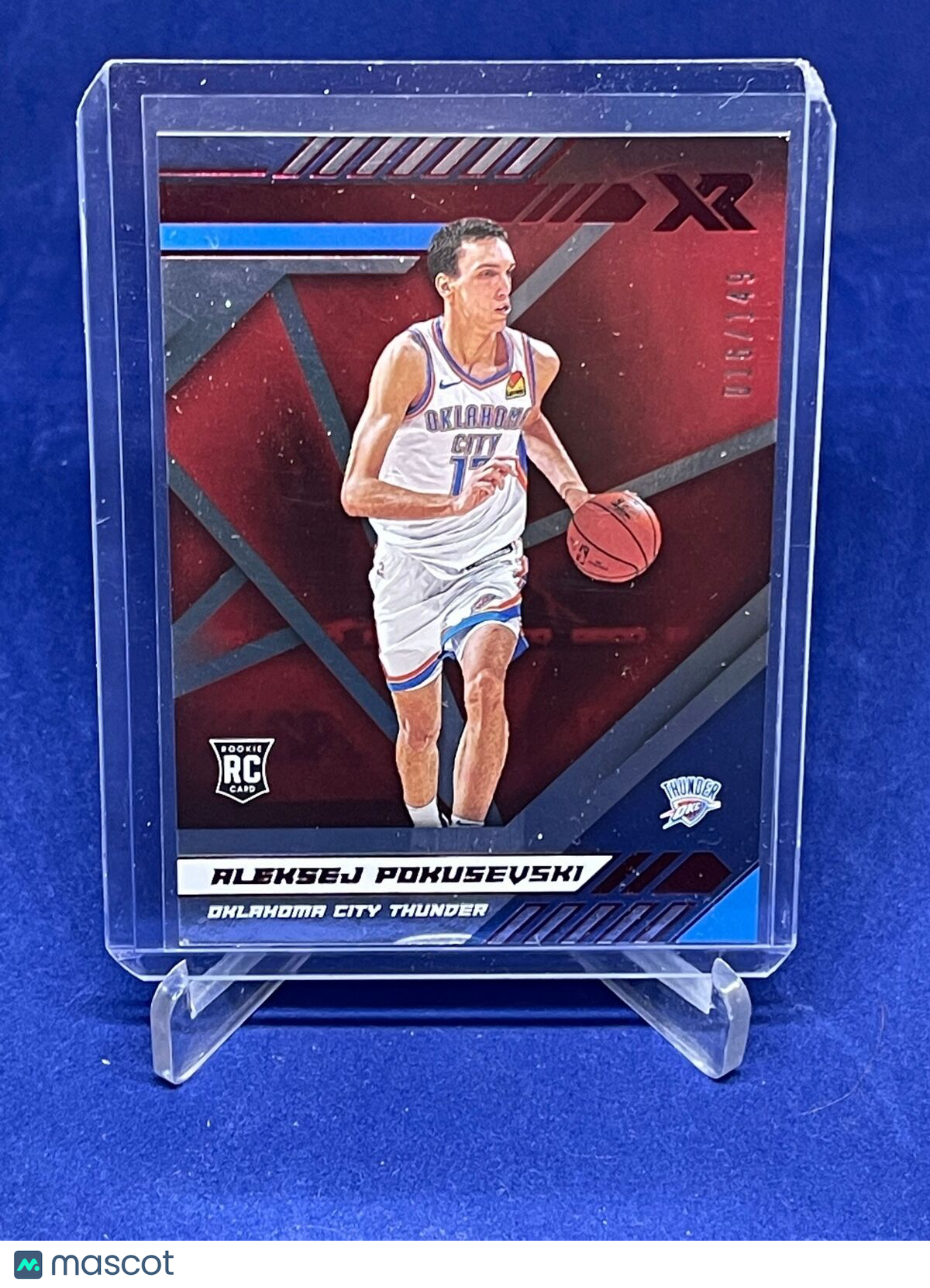 ALEKSEJ POKUSEVSKI 2020-21 PANINI CHRONICLES XR RED ROOKIE RC #D 16/149