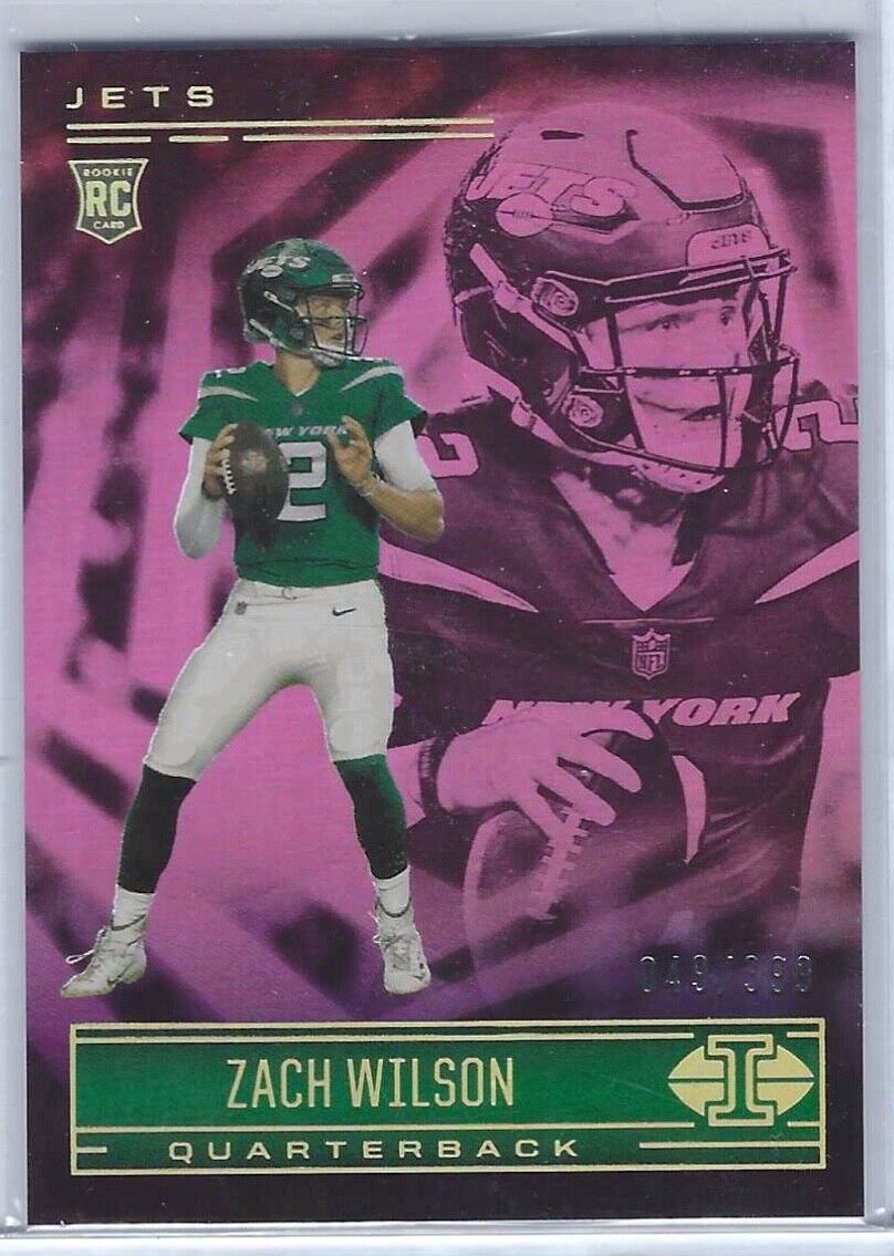 ZACH WILSON 2021 PANINI ILLUSIONS PINK RC #D 049/399