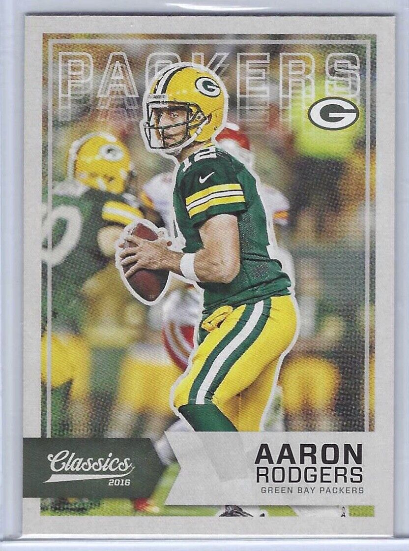 AARON RODGERS 2016 PANINI CLASSICS RED BACK VARIATION #62