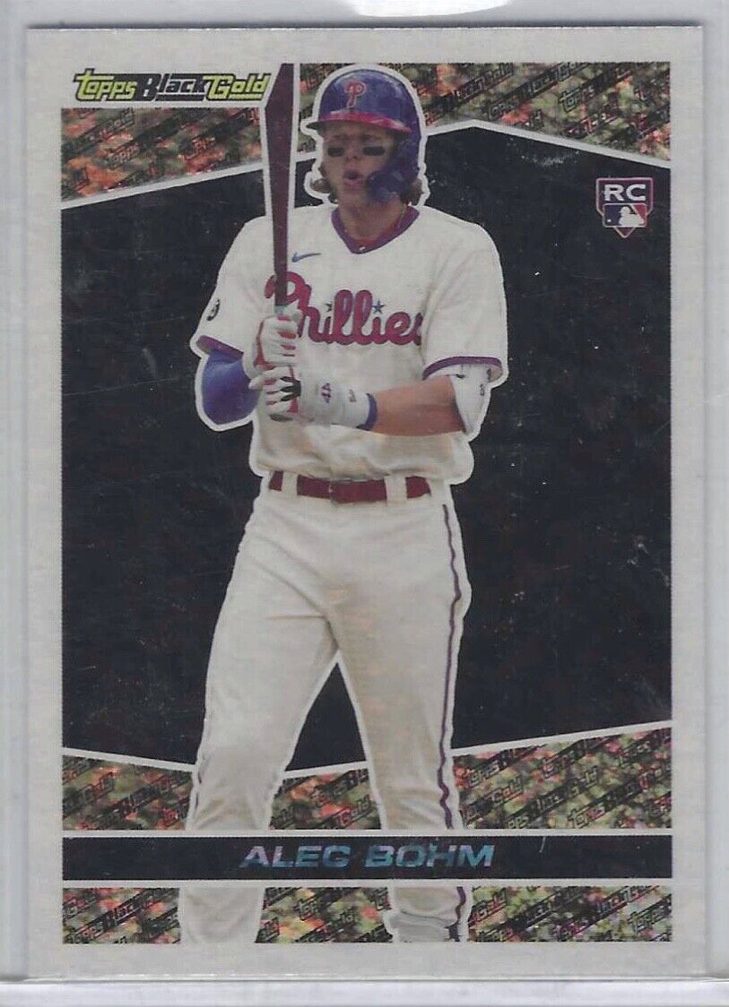 ALEC BOHM 2021 TOPPS BLACK GOLD BASE ROOKIE RC #BG-24