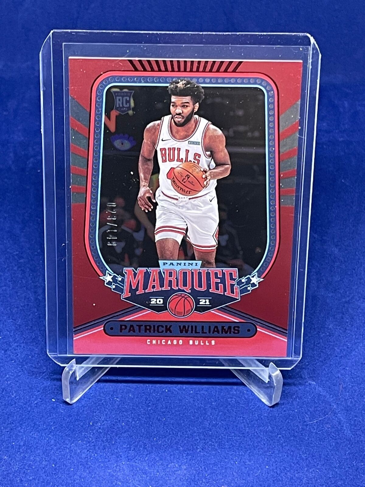 PATRICK WILLIAMS 2020-21 PANINI CHRONICLES MARQUEE RED RC #D 23/149