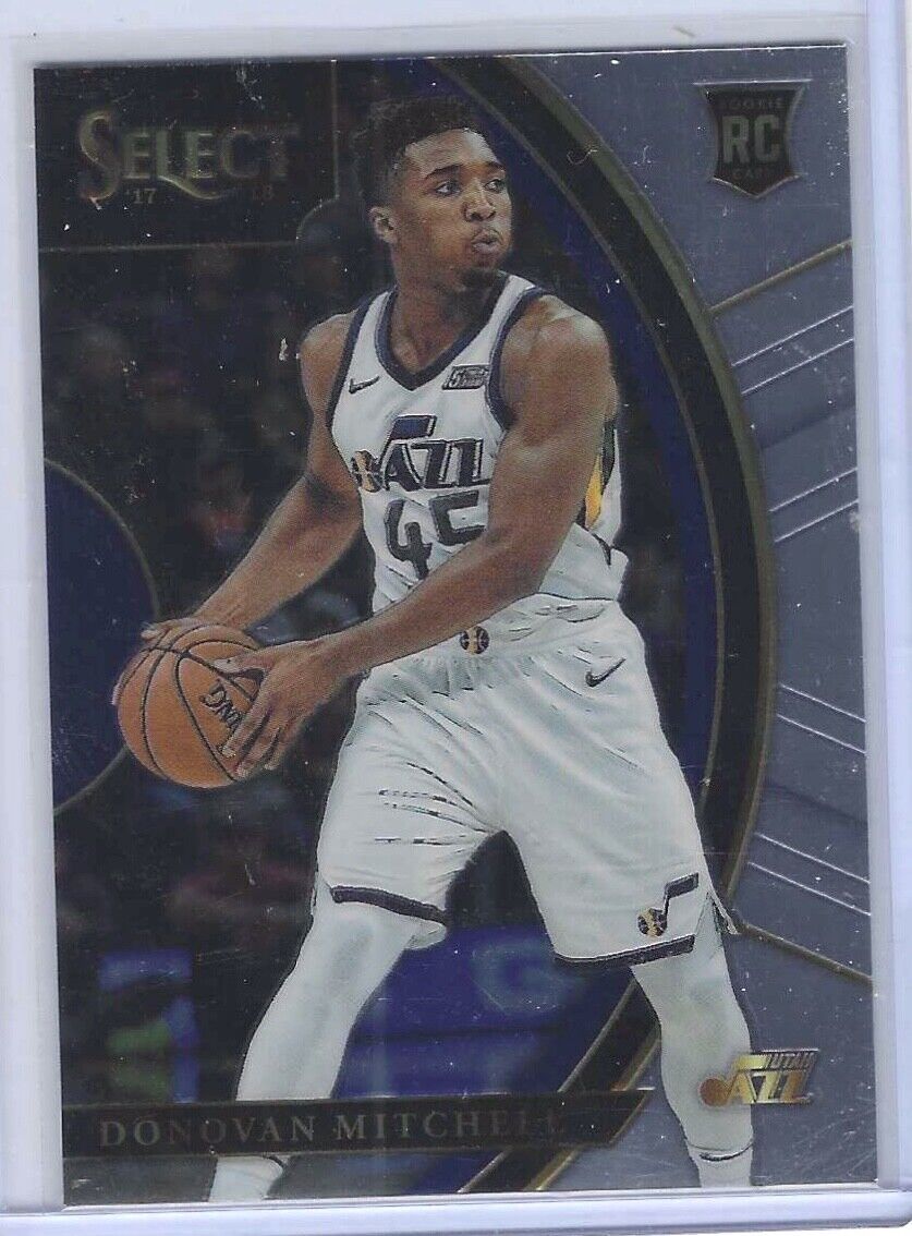 DONOVAN MITCHELL 2017-18 PANINI SELECT CONCOURSE ROOKIE RC #11