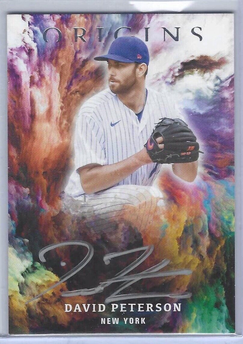 DAVID PETERSON 2021 PANINI CHRONICLES ORIGINS ON CARD AUTO #OS-DP