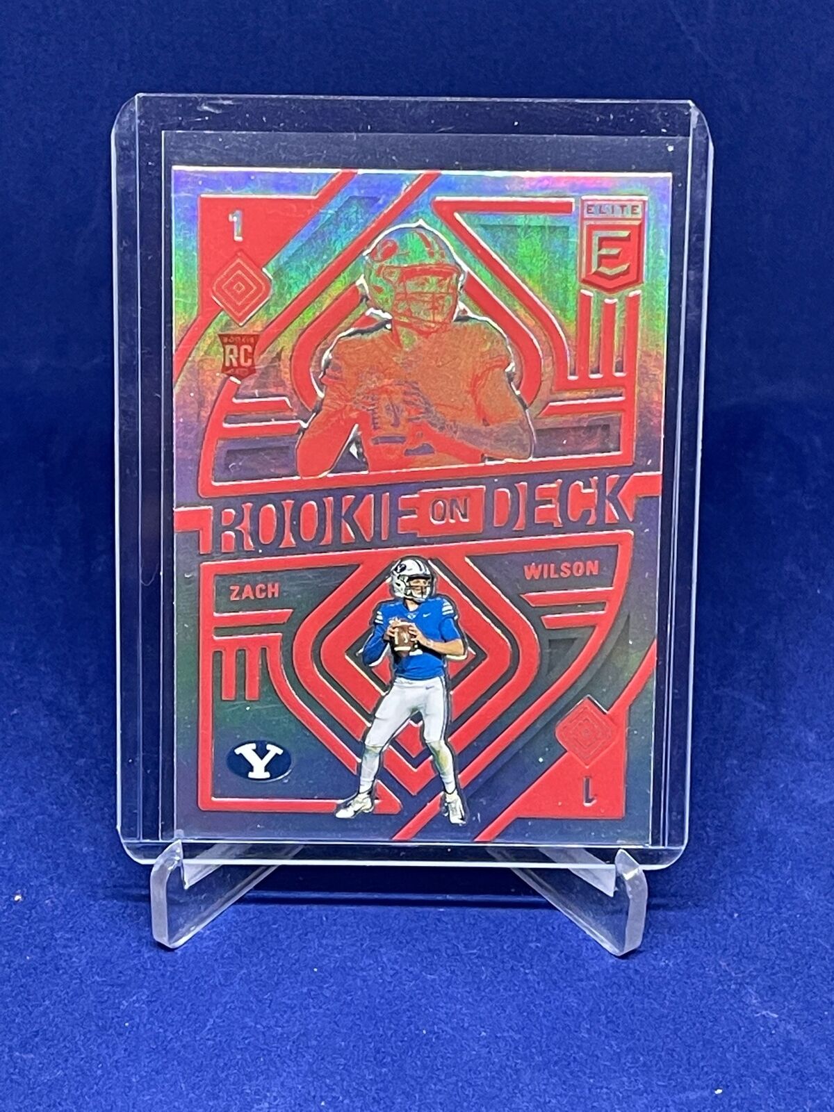 ZACH WILSON 2021 PANINI DONRUSS ELITE ROOKIE ON DECK RC