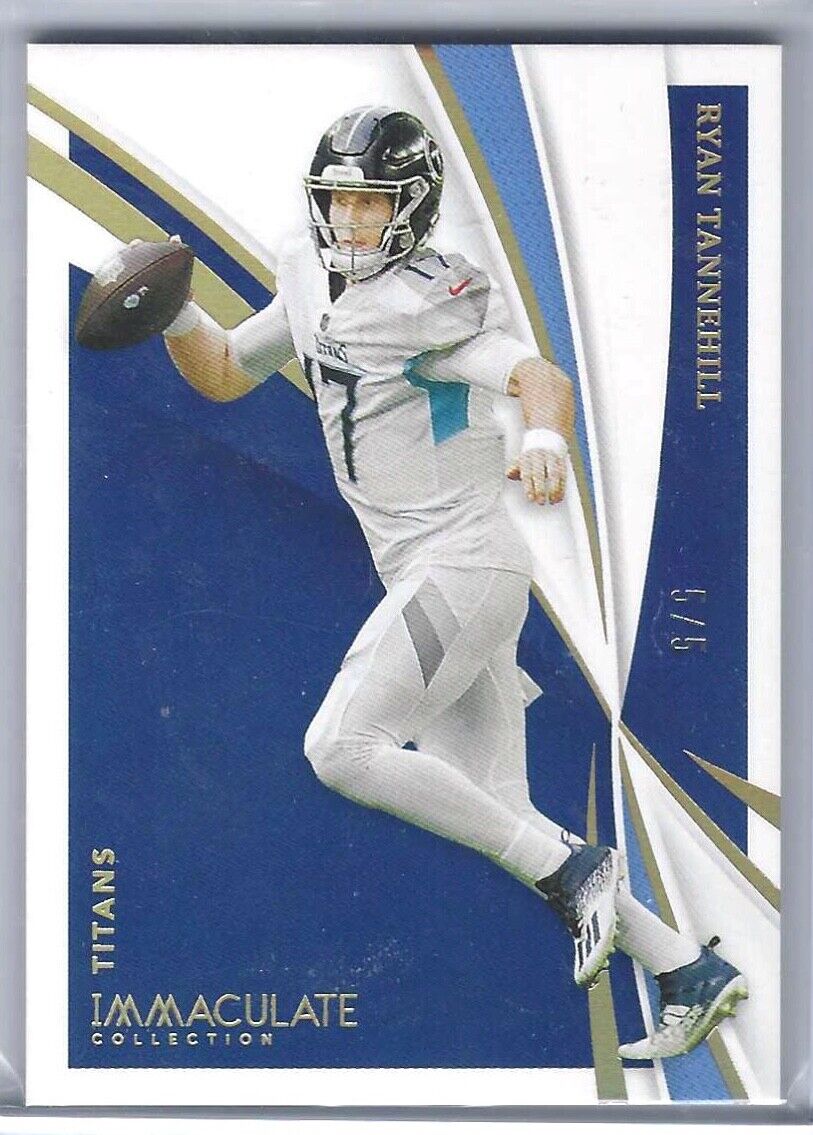 RYAN TANNEHILL 2021 PANINI IMMACULATE COLLECTION GOLD BASE #D 5/5