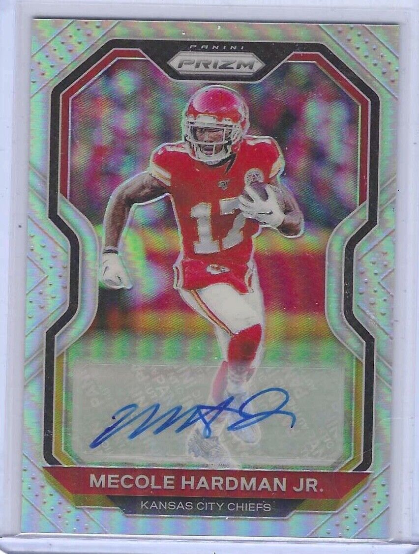 MECOLE HARDMAN JR 2020 PANINI PRIZM SILVER PRIZM AUTO #123