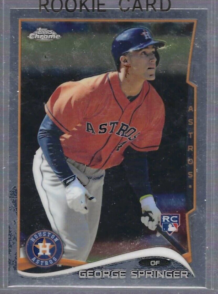 GEORGE SPRINGER 2014 TOPPS CHROME BASE ROOKIE RC #MB-4