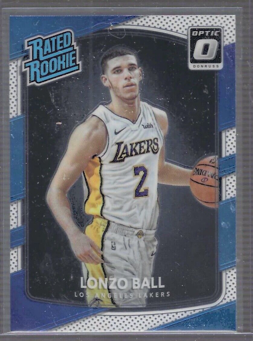 LONZO BALL 2017-18 PANINI DONRUSS OPTIC RATED ROOKIE RC #199