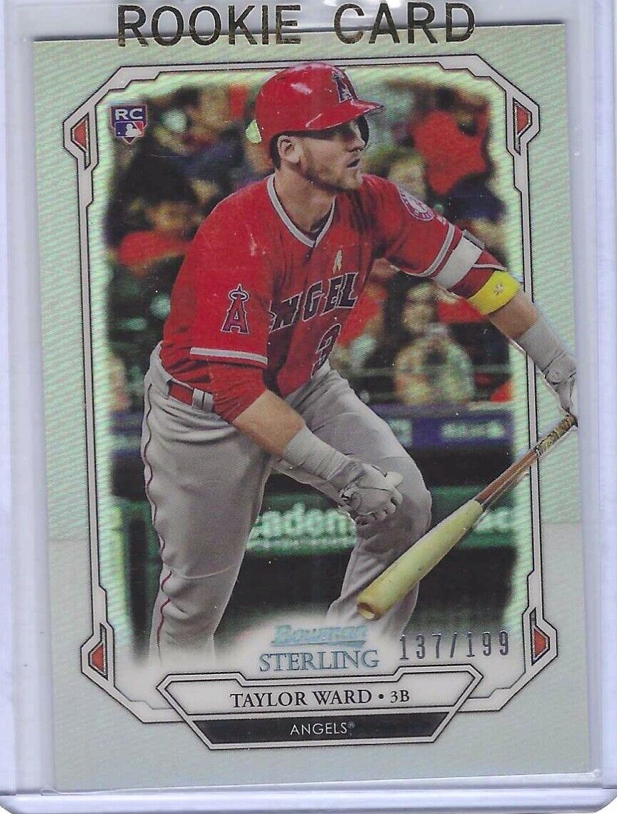TAYLOR WARD 2019 BOWMAN STERLING REFRACTOR ROOKIE RC #D 137/199