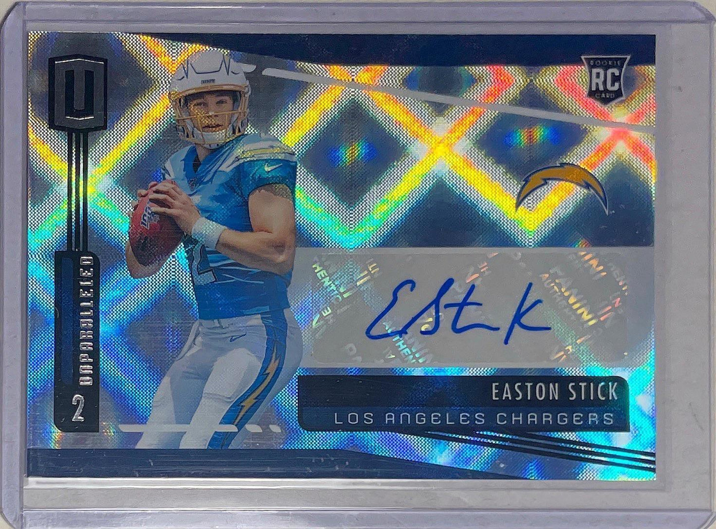 EASTON STICK 2019 PANINI UNPARALLELED ROOKIE AUTO ROOKIE RC #262