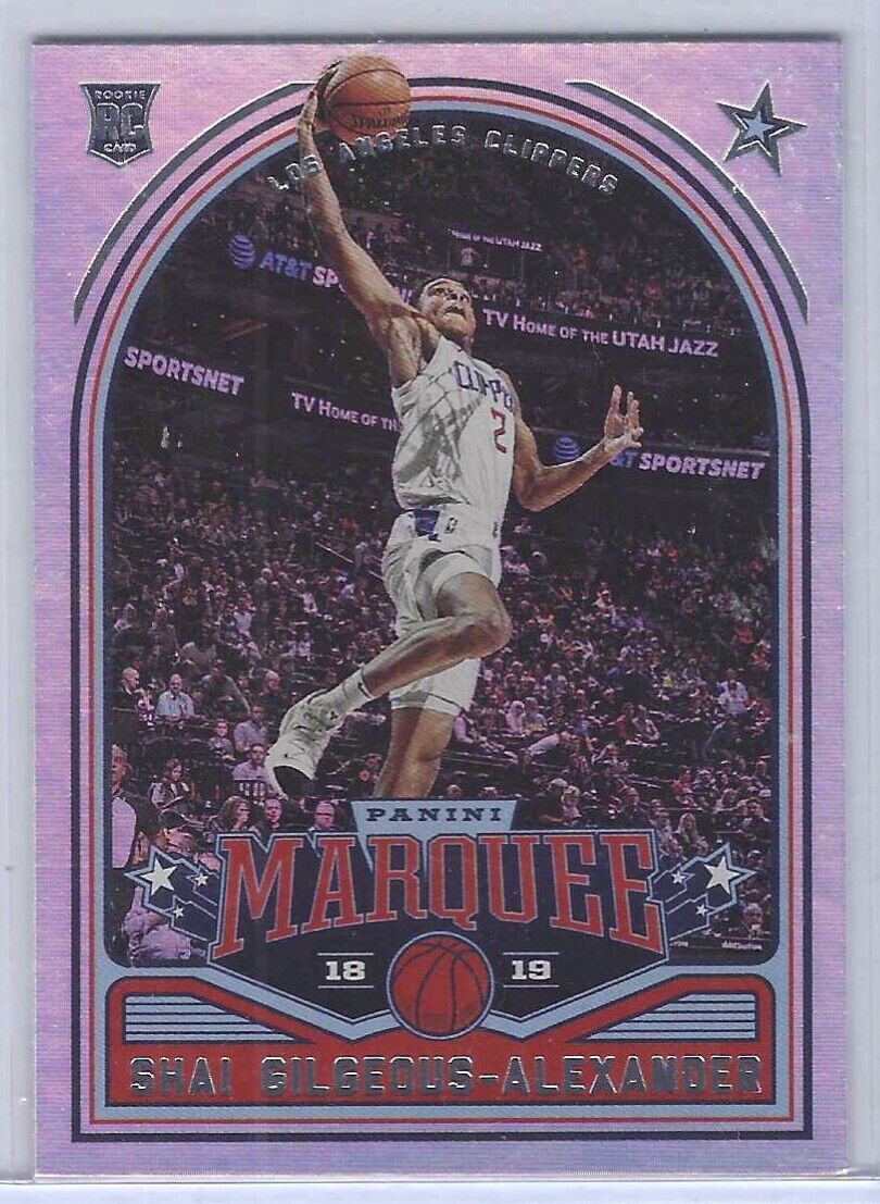 SHAI GILGEOUS-ALEXANDER 2018-19 PANINI CHRONICLES MARQUEE ROOKIE RC #267