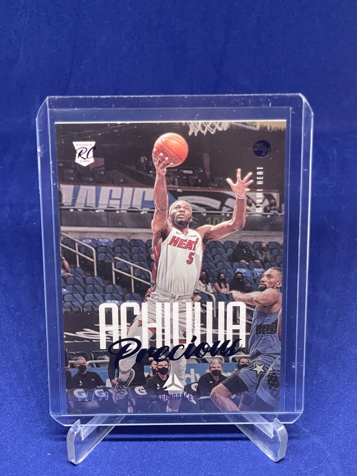 PRECIOUS ACHIUWA 2020-21 PANINI CHRONICLES LUMINANCE BLUE ROOKIE RC #D 2/99