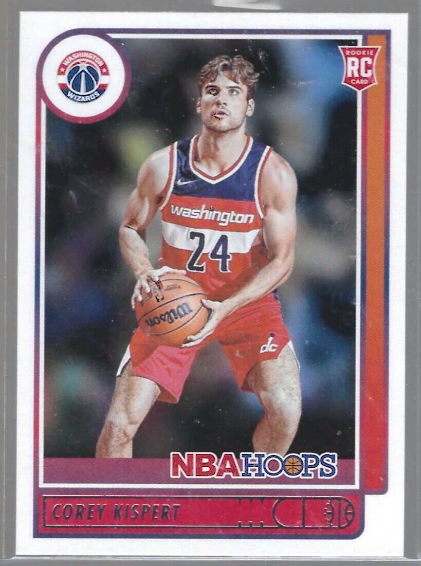COREY KISPERT 2021-22 NBA HOOPS RED BACK SP ROOKIE RC #212