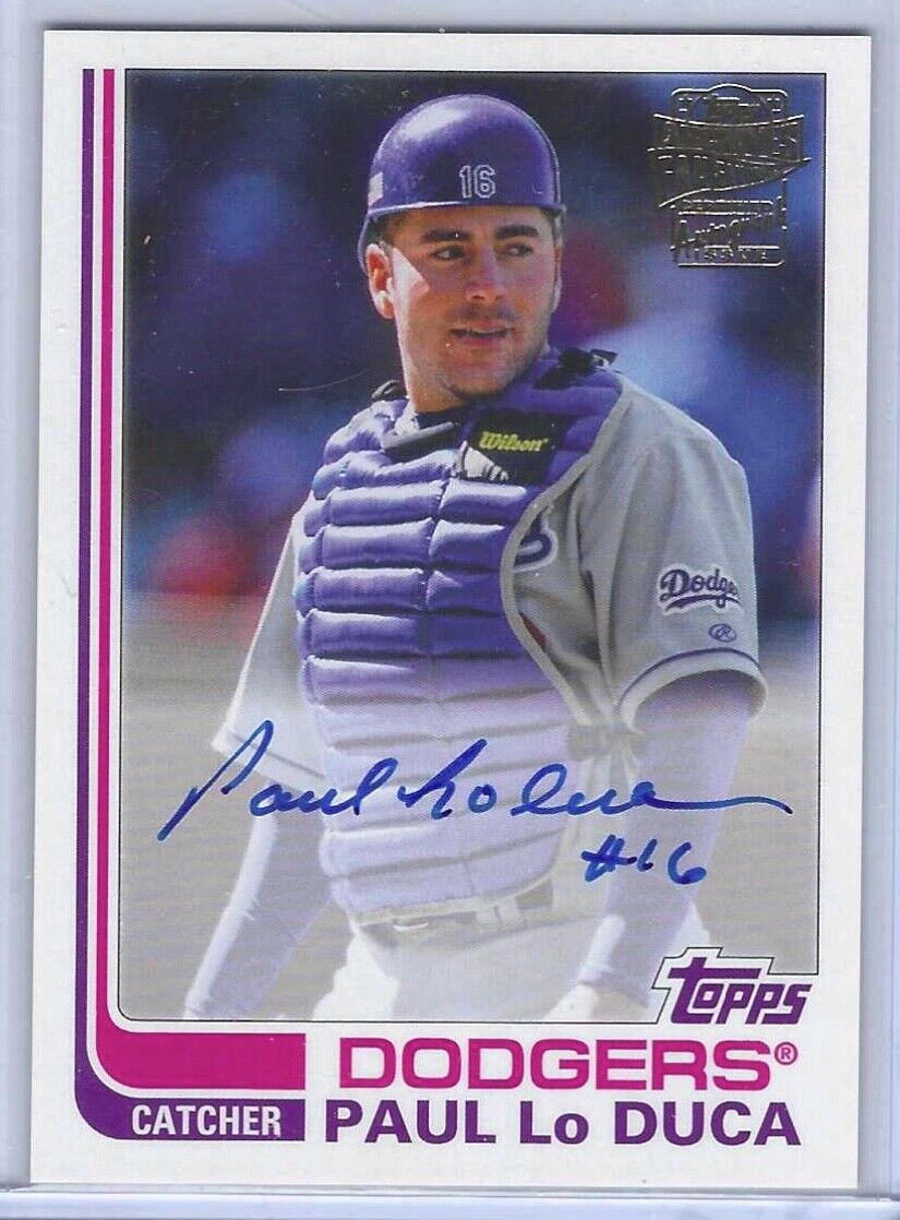 PAUL LO DUCA 2021 TOPPS ARCHIVES FAN FAVORITES ON CARD AUTO #FFA-PL